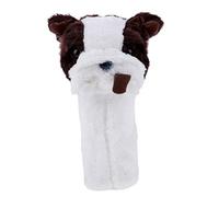 Animal Golf Club Headcover Protector para 460 cc/No.1 Wood Driver White Dog