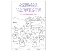 ANIMAL HABITAT COLORING BOOK