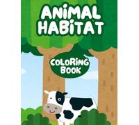 Animal Habitat Coloring Book