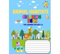 Animal Habitats Coloring Book