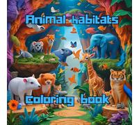 Animal Habitats: Coloring Book