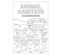 Animal Habitats: Colouring Book
