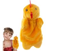 Animal Hand Puppet - Fehip Picken Toy, Cartoon títeres de Dedos | rol de Aves de Granja Ultra Suave Jugando Ayuda docente, Accesorio de narración interactiva para niños, Aula y hogar