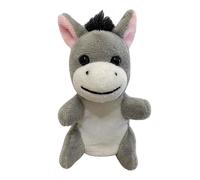 Animal Hand Puppets - Juguetes de aprendizaje de la hora del cuento, colección de muñecas de dedo | Personajes de felpa interactivos para niños pequeños, juguetes de teatro de pollo y burro, educación