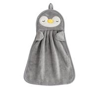Animal Hand Towels - Super Absorbent Fabric, Quick Drying Material, Soft Plush Texture, Hanging Loop Design, Cute Decorative Style | Ideal para Boys Girls Teens Nursery Daycare School Home Restroom