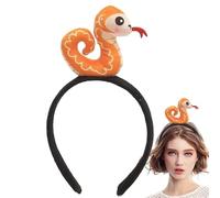 Animal Headband - Snake Headband | Year Of The Snake Headband | 2025 Disfraz Hair Accessories, Disfraz Headband, New Year's Eve, Creative Animal Plush Hairband, Hat For Parties & Photoshoots