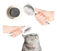 Animal House Cepillo Autolimpiante para Gatos y Perros | Elimina los Pelos, se Limpia con un Solo Botón y Mantiene a tu Mascota Siempre Radiante