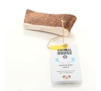 Animal House - Cornamenta de gamo para Perros - Masticable 100% Natural - Refuerza la higiene bucal - Resistente y Duradero (S)