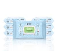 Animal House Toallitas al Aloe Vera 350 Uds para Perros y Gatos | Toallitas Limpiadoras Perfumadas, Humedecidas y Refrescantes, Hipoalergénicas, Fibras de Origen Vegetal, Made in Italy