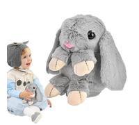 Animal in Motion Rabbit, animal en la prisión de conejo realista, luz electrónica de conejo de Pascua, juguete de peluche de animales de peluche con danza cantante, para un niño más