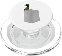 Animal in Your Pocket Funny Mallard Duck Peeking out PopSockets PopGrip para MagSafe