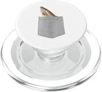 Animal in Your Pocket Funny Rainbow Trout Peeking out PopSockets PopGrip para MagSafe