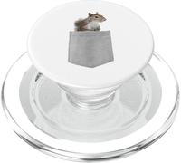 Animal in Your Pocket Gray Squirrel PopSockets PopGrip para MagSafe
