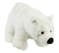 Animal Instincts Snow Mates Perdita - Oso Polar chirriante de Peluche Suave para Masticar, pequeño