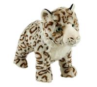 Animal Instincts Snow Mates Sophia Snow Leopard, Juguete de Peluche Suave y chirriante para Perros, pequeño