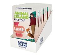Animal Island Everyday Alimento Húmedo Perros Raza Pequeña Paté Cordero Cerdo Pavo Caldo Buey Alimento Completo sobre, 10 x 150g