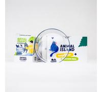 Animal Island Juego de platos de vidrio para comida húmeda para gatos pavo con atún en sales arándano inulina filete para gatos adultos, 12 x 85 g plato al azar