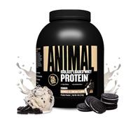Universal Nutrition ANIMAL Whey Protein Powder Cookies & Cream - Proteína en polvo para batidos de proteínas y construcción muscular, aislado de suero de leche en polvo, 2,3 kg