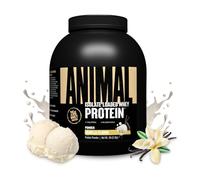 ANIMAL Isolate Whey Protein Pulver (vanilla) - con 25 g de proteína y 4,6 g de BCAA para el desarrollo muscular, batido de proteínas con aislados y diversos aminoácidos - 2,3kg