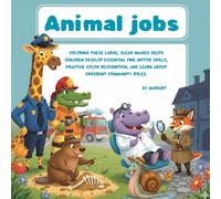 Animal jobs: Simple & Cute Animal Jobs Coloring Book