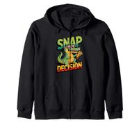 Animal Juegos de Palabras Snap Decisión Divertido cocodrilo Sudadera con Capucha