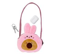Animal Key and Coin Purse, Cute Capybara Plush Bag, Soft Capybara Plush Wallet, Plush Purse for Phones and Keys, Stuffed Animal Wallet for Kids, Capybara Plush Wallet for Cards, Soft Toy Purse