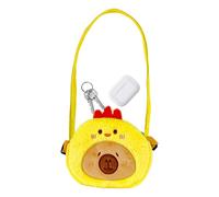 Animal Key and Coin Purse, Cute Capybara Plush Bag, Soft Capybara Plush Wallet, Plush Purse for Phones and Keys, Stuffed Animal Wallet for Kids, Capybara Plush Wallet for Cards, Soft Toy Purse