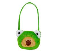Animal Key and Coin Purse, Cute Capybara Plush Bag, Soft Capybara Plush Wallet, Plush Purse for Phones and Keys, Stuffed Animal Wallet for Kids, Capybara Plush Wallet for Cards, Soft Toy Purse