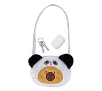 Animal Key and Coin Purse, Cute Capybara Plush Bag, Soft Capybara Plush Wallet, Plush Purse for Phones and Keys, Stuffed Animal Wallet for Kids, Capybara Plush Wallet for Cards, Soft Toy Purse