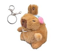 Animal Keychain - Charming Adorable Bag Pendant | Movable Capybara Keyring for Purse, Cute Charm Accessory, Keyring Collectible Charm with Fun Design, Hanging Collecting Displaying for Enjoyment