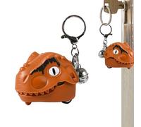 Animal Keychain, Miniature Bite Figurine, Pocket Sized Dinosaur Toy, Engaging Sensory Gadget, Travel School Party Favor, Preschool Boys Girls Teens Adults Collectible, Realistic Biting Feature