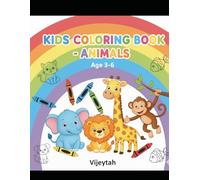 Animal Kingdom - A Fun Colouring Book for Kids Aged 3-6