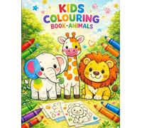 Animal kingdom: A Fun Colouring Book for Kids Aged 3 to 6