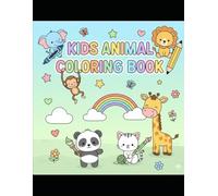Animal kingdom: A fun colouring book for kids aged 3 to 6