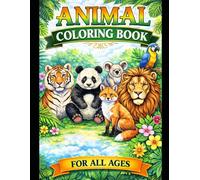 Animal Kingdom Coloring Book: Fun & Relaxing Animal Coloring Book for Kids, Teens & Adults | Cute, Wild & Ocean Animals