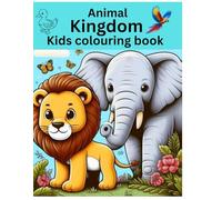 Animal kingdom: Kids colouring book