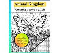 Animal Kingdom Word Search & Coloring Book