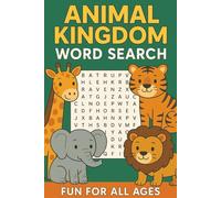 Animal Kingdom Word Search Puzzle Book: Word Searches with Easy to Read Print about Animals, Dogs, Birds and More | 6x9 inches, 110 pages | 50+ Puzzles ... Gift for Vacations, Holidays, and Free Times