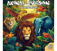 Animal Kingdom: Young Adult Coloring Book For A Stress-Relief Coloring Adventure: A Stunning Collection of Wildlife Designs for Relaxation and Creativity