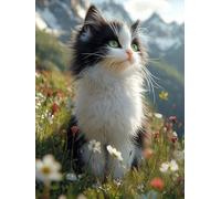 animal Kit Pintura de Diamantes 5D Adultos Principiantes, planta Diamond Art Kit Completo, Actividad Relajación Antiestrés, Regalos Originales para Mujeres Cumpleaños, Decoración Hogar 30x40 cm qo-111