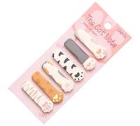 Animal Kitten Sticky Notes - Cat Paper Markers, 180 Sheets Cat Sticky Notes, Cartoon Adhesive Paper | Cute Kitten Paw Markers for School, Work, Classroom, Office, Party, Kids, Teacher