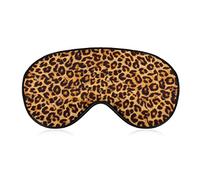 Animal Leopard Print Sleep Eye Mask Cute Blindfold Eye Covers Eyeshade para Mujeres Hombres Regalos
