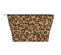 Animal Leopardo Salvaje Estampado, Bolsa de artículos de tocador Bolsa de Maquillaje Bolsa de cosméticos Bolsa de artículos de tocador de Viaje portátil