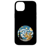 Animal lindo ardilla roedor - Van Gogh Starry Night Style Carcasa para iPhone 14 Plus