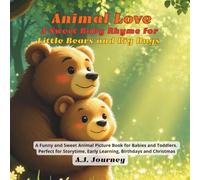 Animal Love - A Sweet Baby Rhyme for Little Bears and Big Hugs: A Funny and Sweet Animal Picture Book for Babies and Toddlers. Perfect for Storytime, ... Rhyme Book for Children about Family Love