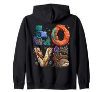 Animal Love Earth Day Save Cute Planet Estudiantes Maestros Sudadera con Capucha