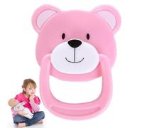 Animal Lovey - Chupete magnético con forma de oso, accesorio realista | Simulación de pezón para bebé para preescolar, exhibición educativa, muñecos de juego de rol, aprendizaje pequeño