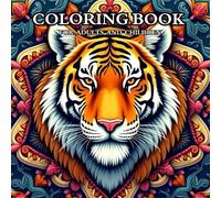 Animal Mandala Coloring Book - 50 pages - 8.5" x 8.5"