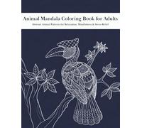 Animal Mandala Coloring Book For Adults