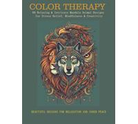 Animal Mandala Coloring Book for Adults: 60 Relaxing & Intricate Mandala Animal Designs for Stress Relief, Mindfulness & Creativity